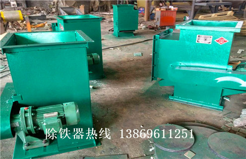 永磁管道除鐵器，湖南永磁管道除鐵器應(yīng)用 _遠(yuǎn)力廣東管道式粉料永磁除鐵器12000高斯_可定制工作原理_安裝示意圖 