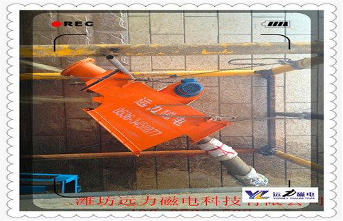 管道除鐵器，寧夏管道除鐵器內(nèi)部構(gòu)造_遠(yuǎn)力寧夏管道除鐵器內(nèi)部構(gòu)造安裝示意圖型12000高斯_可定制工作原理