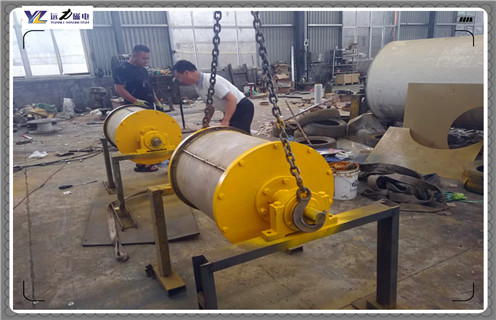 皮帶強(qiáng)磁滾筒，江西皮帶機(jī)強(qiáng)磁滾筒，江西皮帶機(jī)強(qiáng)磁滾筒多少錢一個工作原理 